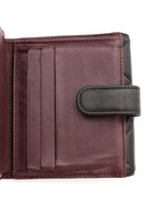 Cartera Chanel negra con solapa francesa en piel acolchada