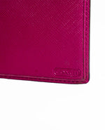 Porta pasaporte de coated canvas