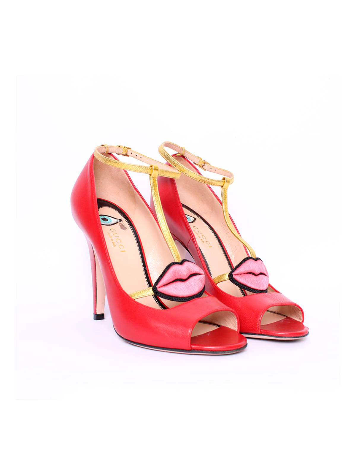 Zapatillas Gucci rojas Molina lips