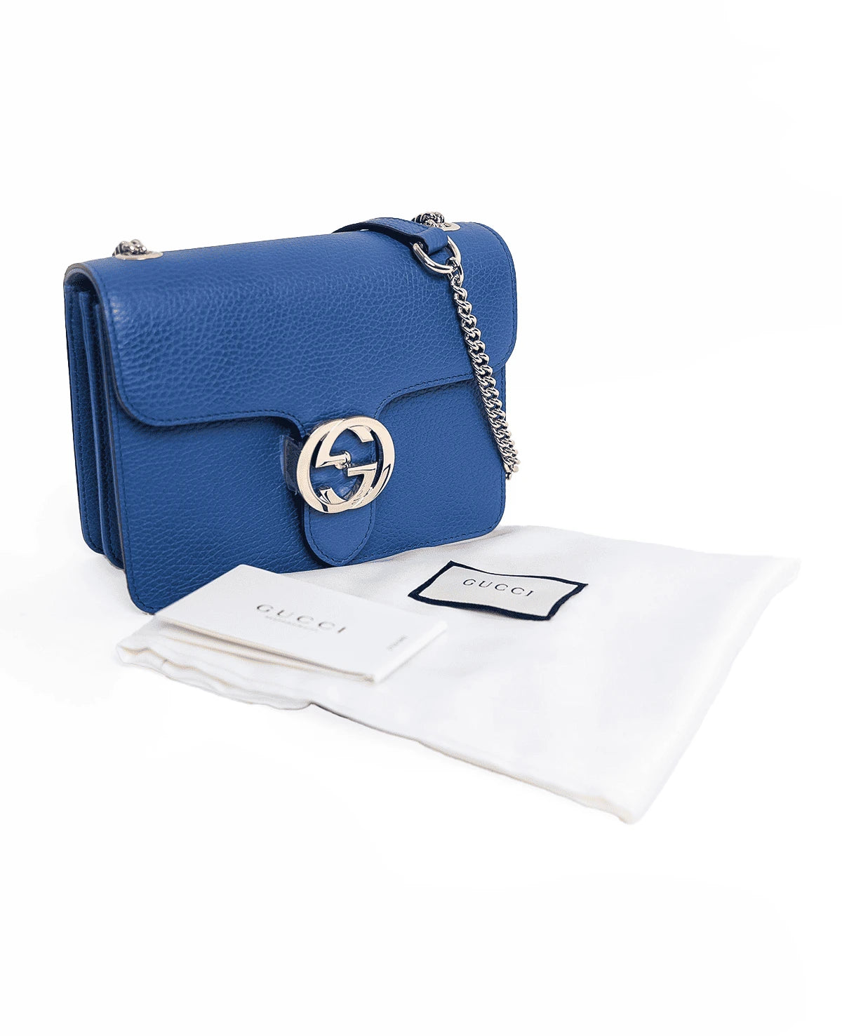 Bolsa Crossbody Interlocking GG en piel de becerro Dollar Caspian