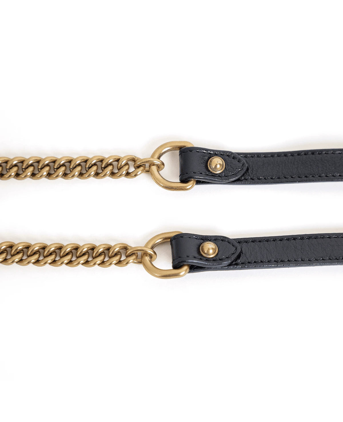 Bolsa de hombro redonda mini GG Marmont negra