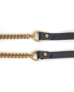 Bolsa de hombro redonda mini GG Marmont negra