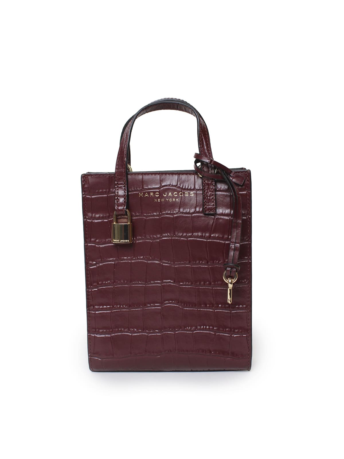 Tote Marc Jacobs micro mini negro de piel de becerro