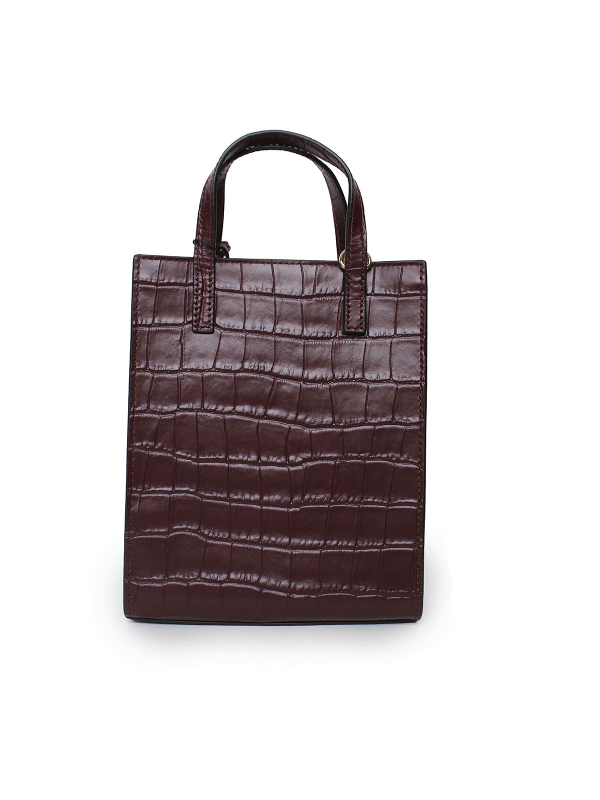 Tote Marc Jacobs micro mini negro de piel de becerro