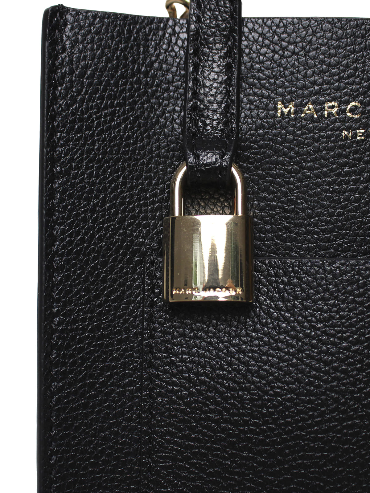 Tote Marc Jacobs micro mini negro de piel de becerro