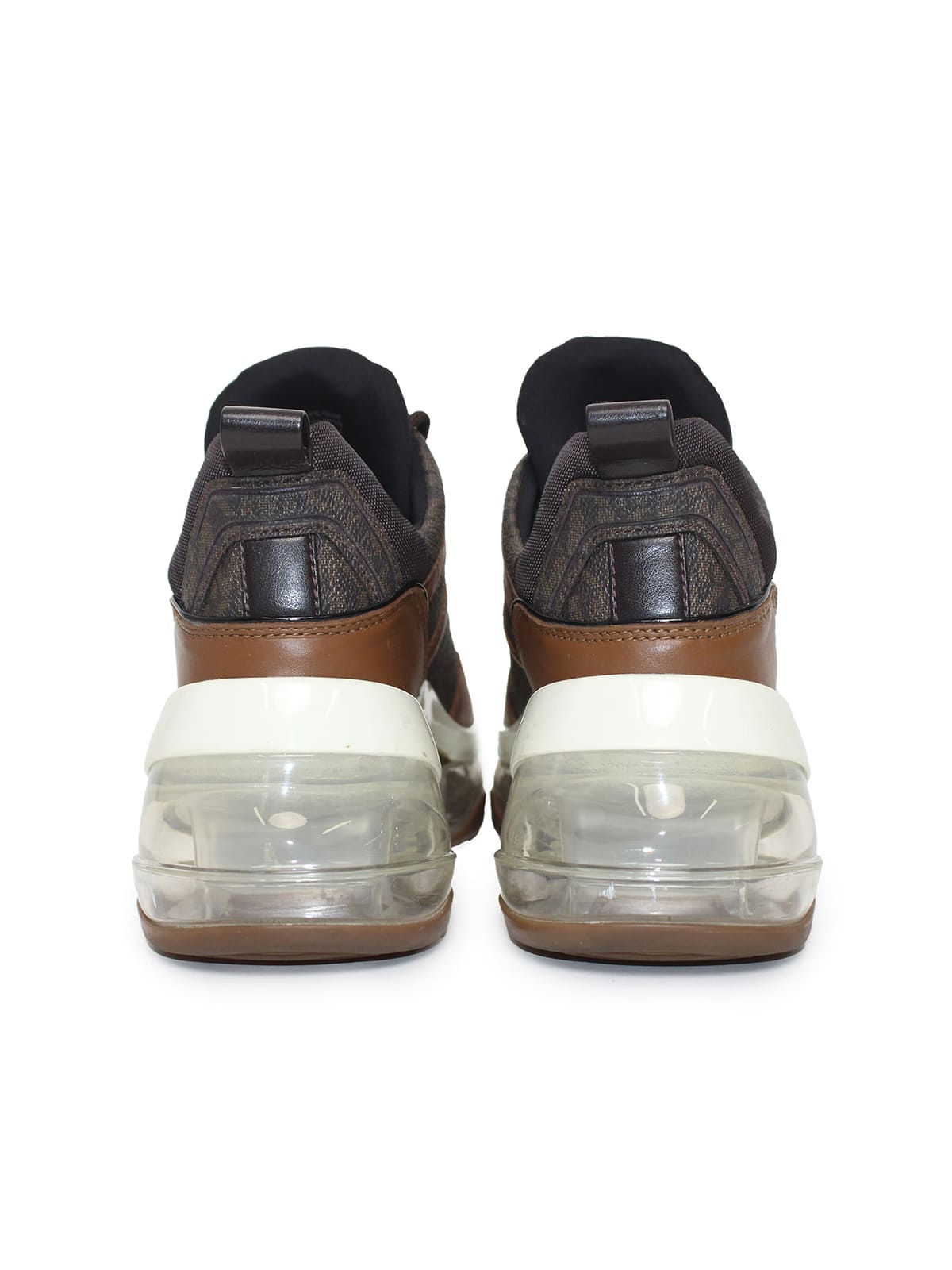 Tenis Olympia Trainer Extreme de piel con logotipo café