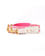 Strap Dior Canvas bordado color rosa y blanco