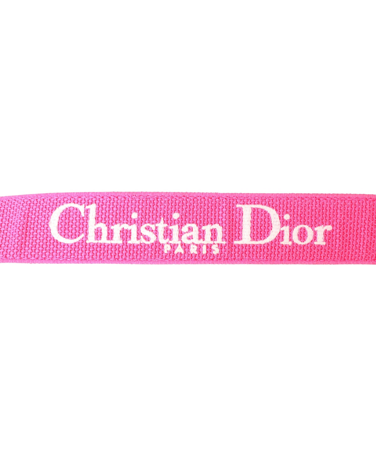 Strap Dior Canvas bordado color rosa y blanco