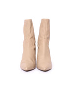 Botines 'Yuliana 60' de piel con napa elástica color nude