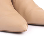 Botines 'Yuliana 60' de piel con napa elástica color nude