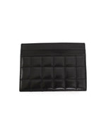 Tarjetero Yves Saint Laurent negro en piel matelassé