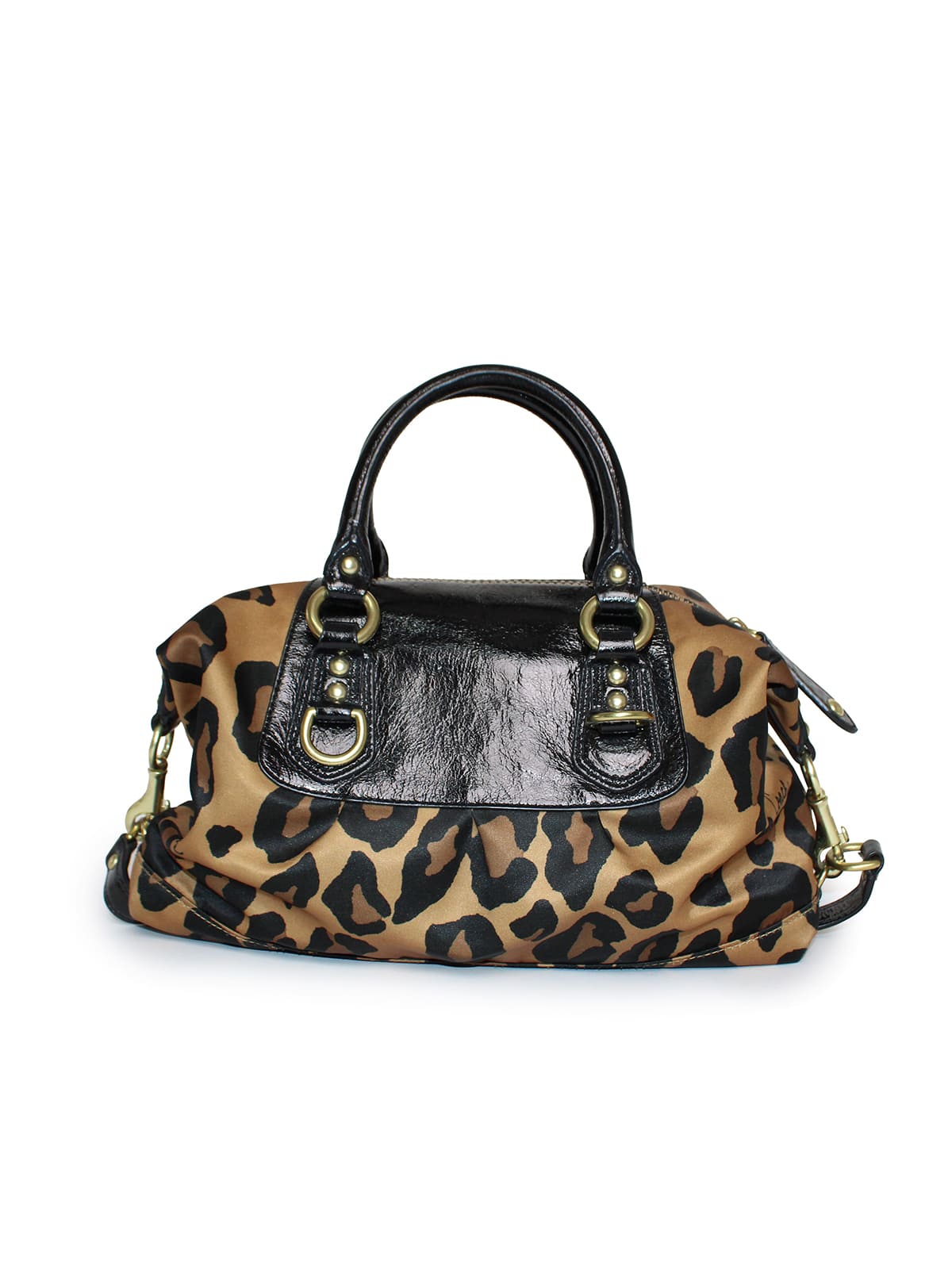 Bolsa de mano Madison Ocelot 'Sabrina' con estampado de leopardo