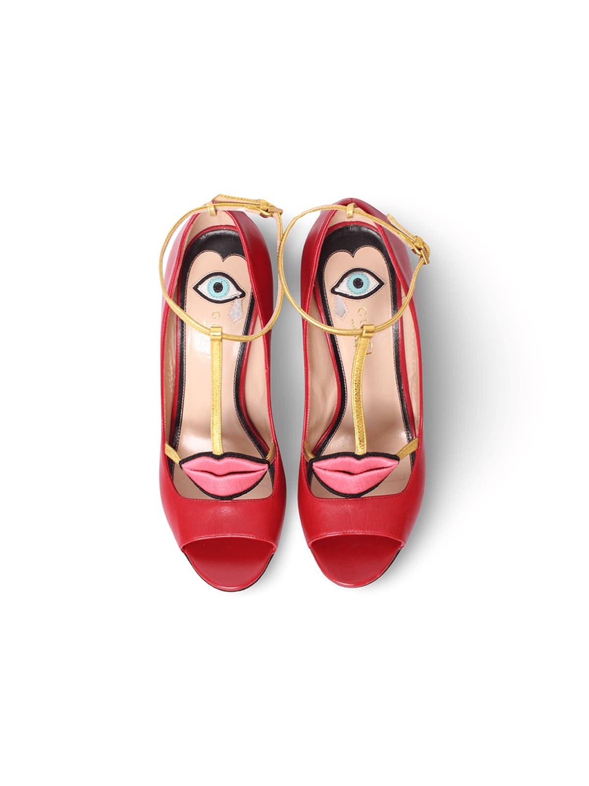 Zapatillas Gucci rojas Molina lips